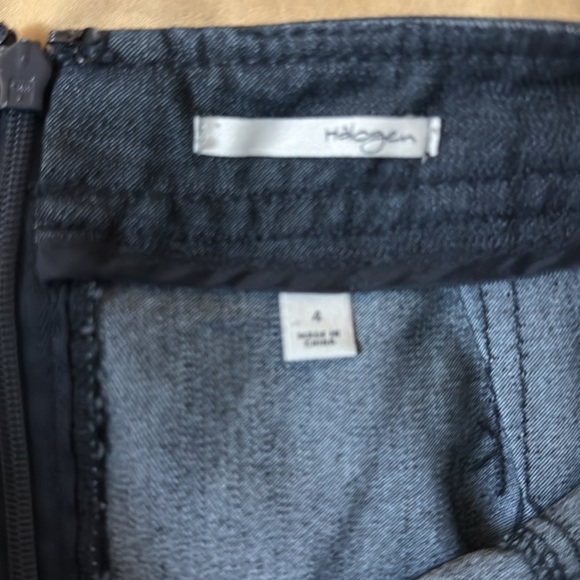 Classic Halogen Denim Pencil Skirt - Picture 4 of 7